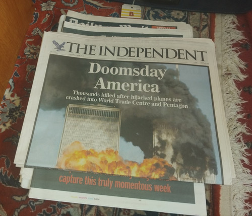 Twin towers newspaper s - towers,