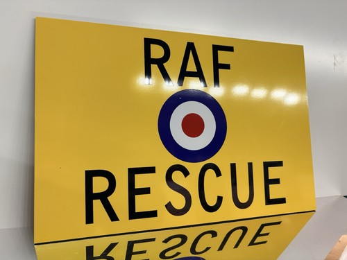 Raf rescue retro sign - rescue,