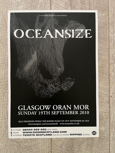 Oceansize concert poster - concert, poster-