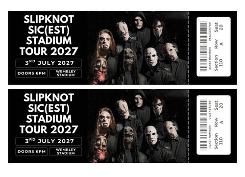 Slipknot sic stadium tour - slipknot,