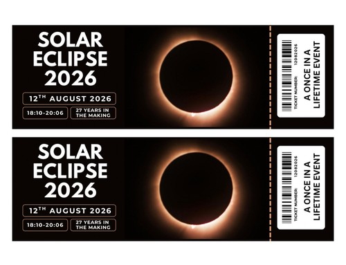 Total solar eclipse 2026 - total,