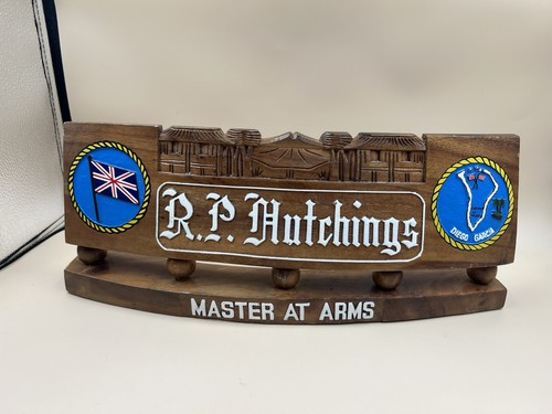 Military desk name stand - military, diego