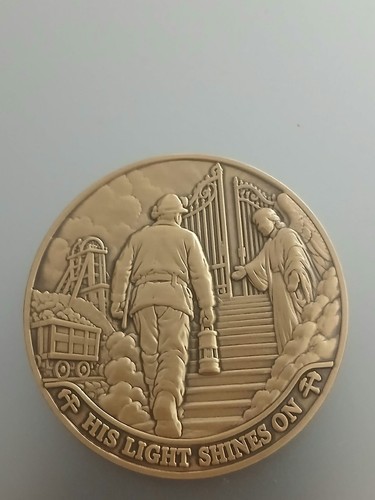 45mm brass coal mining coin - ,, a