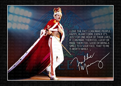 Queen freddie mercury signed - -,