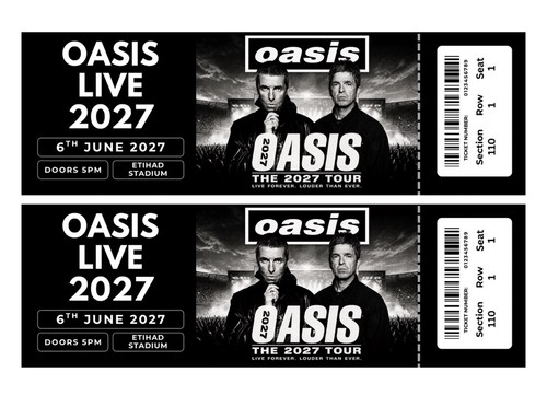Oasis live 2027 - oasis,