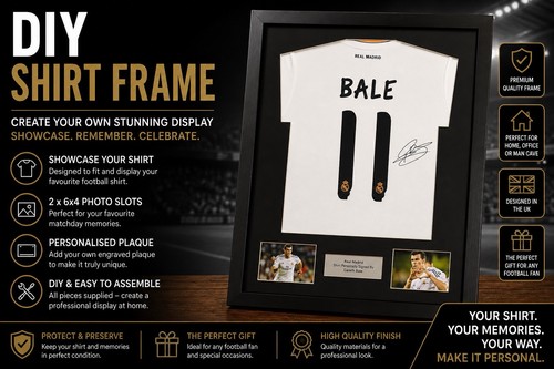 Football shirt frame signed - shirt,