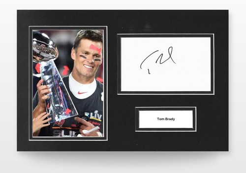 Tom brady hand signed - tom,