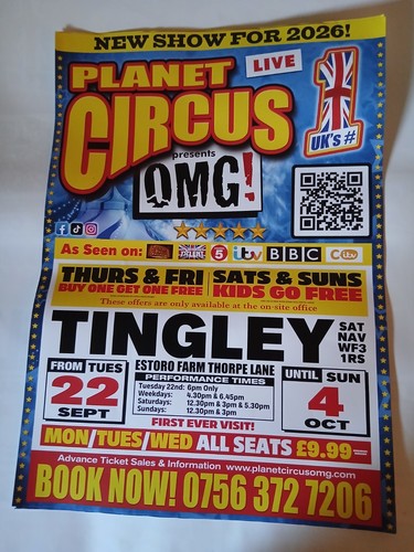 Planet circus poster - a3,
