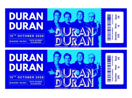 Duran october 2026 - duran, tour