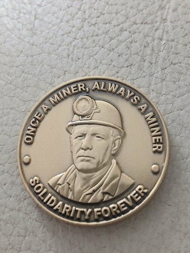 Commemorative brass coal - brass,